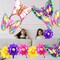 10 Pcs Foil Flower Butterfly Balloons, Colorful Butterfly Balloon with Floral Balloon, Sunflower Shaped Mylar Balloons, Spring Summer Floral Balloons